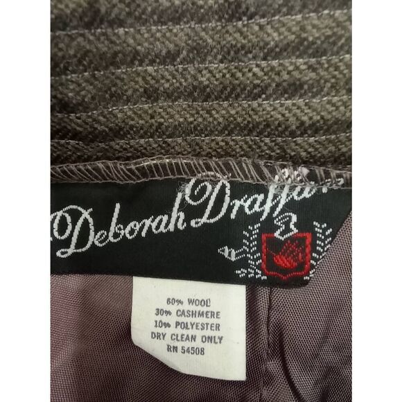 NOS with tags, VTG, 70-80s cashmere and wool wrap skirt size 12 - Picture 9 of 10